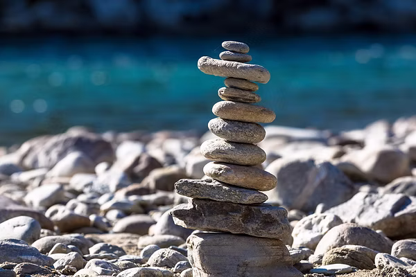 An image suggesting calm and balace.